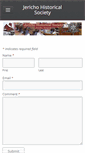 Mobile Screenshot of jerichohistoricalsociety.org