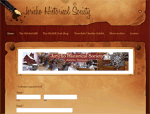 Tablet Screenshot of jerichohistoricalsociety.org